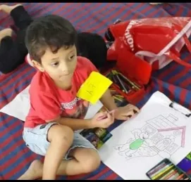 Sit & Draw competition for children